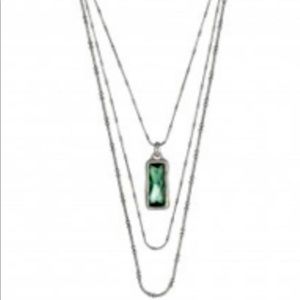 Uno de 50 Aurora Green Swarovski Crystal Necklace